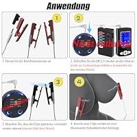 Nippelklemmen Nippelklemmen Elektrostimulation für Paare, BDSM Brust Flirten Spielzeug, Leistungsstarke Klitoris Elektro Shocking Electro-Stimulation Massage Sex Spielzeug für Frauen Männer Paare – Ansicht 5