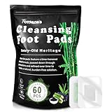 Fotpadzs Deep Cleansing Foot Pads (60 PCS) | Premium Natural Bamboo Foot Pads for Better Sleep & Foot Care | Japanese Pads | Suitable for Daily Relaxation Foot Paches | for Men & Women
