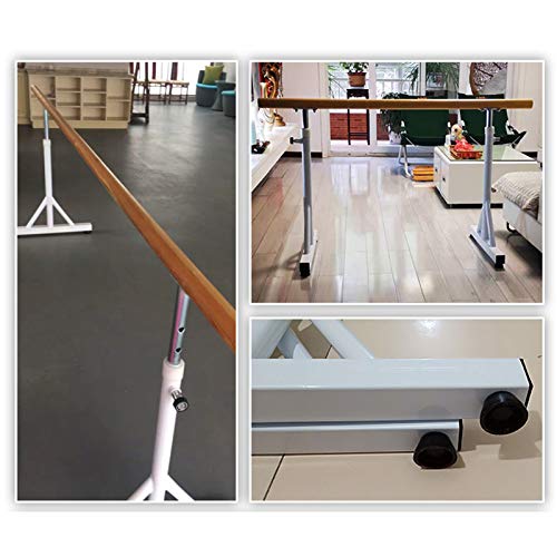 Barra da ballo regolabile, autoportante, portatile, 80-120 cm, per casa e studio, perfetta per stretching e flessibilità, ideale per ballerini e fitness