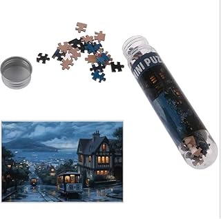 "بازل 150قطعه شكل مدينة هادئة سهل الاستخدام مثالية لتطوير خيال الطفل