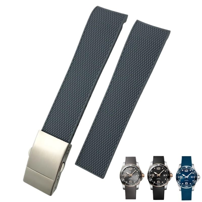Bracelet de montre 21 mm silicone étanche pour boîtier Hydroconquest