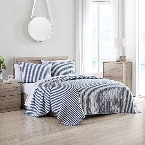 Stone Cottage - King Quilt Set, Reversible Cotton Bedding wi