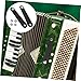 ifundom 1set Leather Accordion Accessory Strap Durable Bellows Buckle Belts for Comfortable Instrument Fixation for Accordion Players Easy to Install and Carry