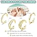 LOFITOR 4PCS Toe Rings for Women Adjustable 14K Gold Plated Filled Toe Ring Set Simple Cute Thin Band Hawaiian Beach Summer Foot Jewelry Waterproof Fashion