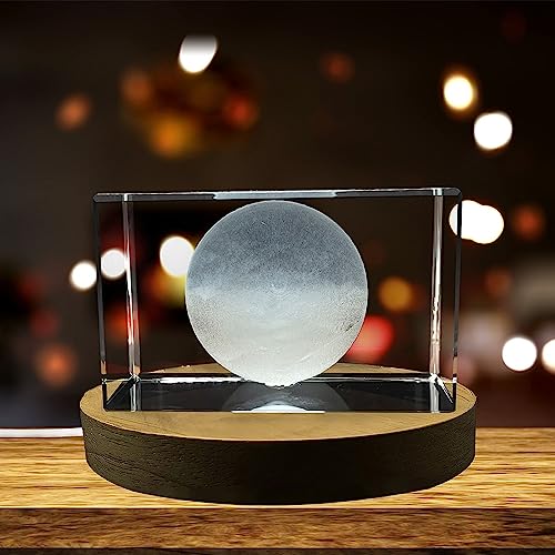 Uranus 3D Engraved Crystal Novelty Decor (XX-Large)