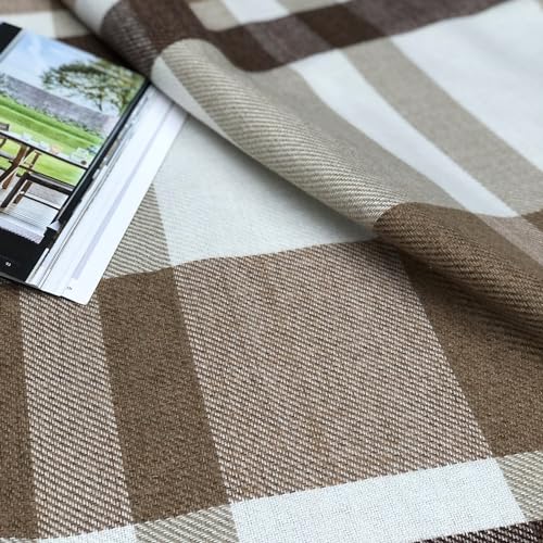 always4u-Beige-Brown-Plaid-Curtains-Farmhouse-Window-Curtains-Highland-Woolen-Look-Grommet-Drapes-for-Living-Room-Bedroom-2-Panels-45-95-Inches always4u Beige Brown Plaid Curtains Farmhouse Window Curtains Highland Woolen Look Grommet Drapes for Living Room Bedroom 2 Panels 45 95 Inches