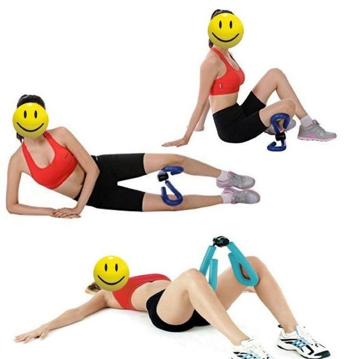 Image of Tummy Trimmer Ab Exerciser for Men & Women, Yellow | Latex Waist & Body Toner, Bicep Builder, Home Gym Exercise Equipment