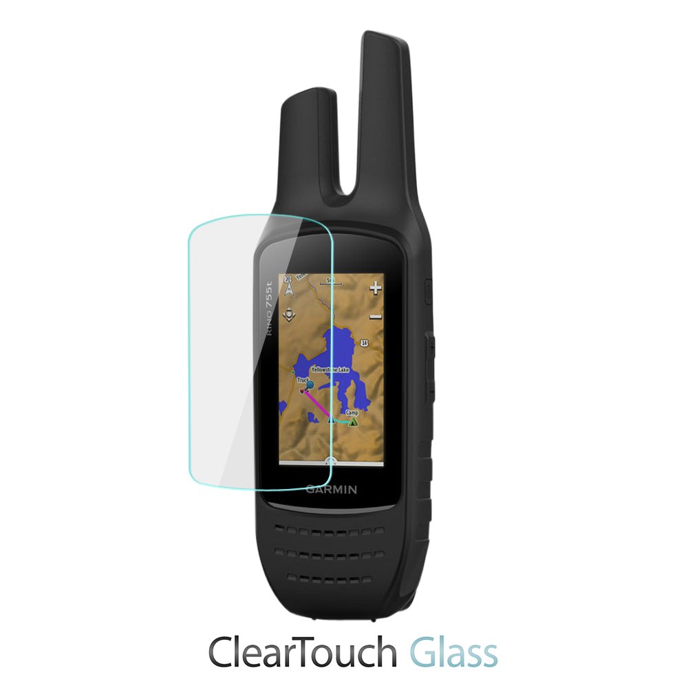 BoxWave Screen Protector Compatible with Garmin Rino 755t - ClearTouch Glass, 9H Tempered Glass Screen Protection