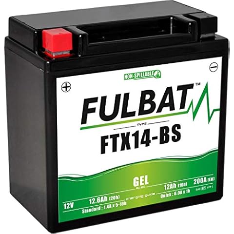 Batterie Fulbat FTX14-BS GEL 12V Cover