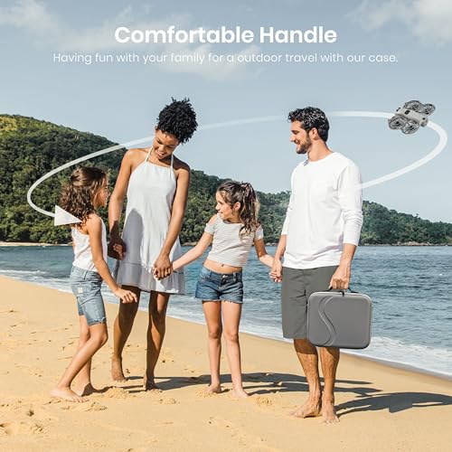 Image of STARTRC Carrying Case for DJI Neo 2 Accessories, Portable PU Protective Shoulder Bag for DJI Neo 2 Fly More Combo, Compatible with RC-N3 /RC-N Remote Controller
