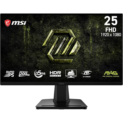 MSI MAG 256FA E20 Écran Gaming 24,5 Pouces FHD - Dalle...