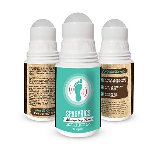100% Natural Neuropathy Pain Relief Roll-On Applicator for Feet, Essential Topical Oil, Made for Pain from Neuropathy, Diabetic, Arthritis, Muscle, RLS Sufferers - Thumbnail 2