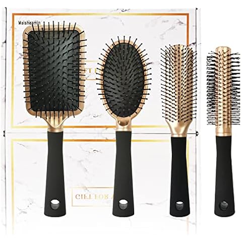 Meisheamin 4 Pcs Hair Brush Set Cover