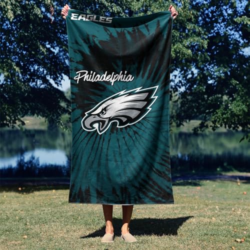 Image of Northwest NFL Philadelphia Eagles Unisex-Adult Beach Towel, 30 inch x 60 inch, Psychedelic