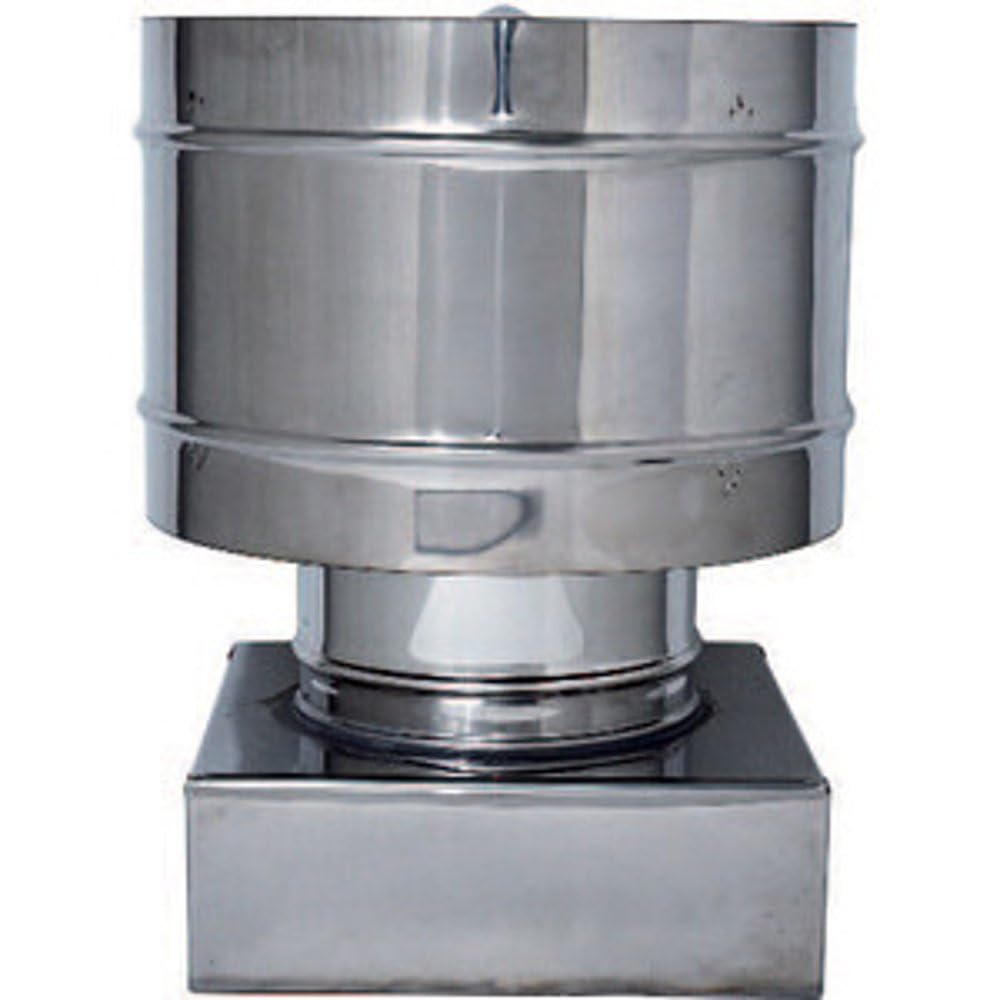 1 PZ C FUMAIOLO A BOTTE INOX QUADRO INOX 37X37CM Nextradeitalia