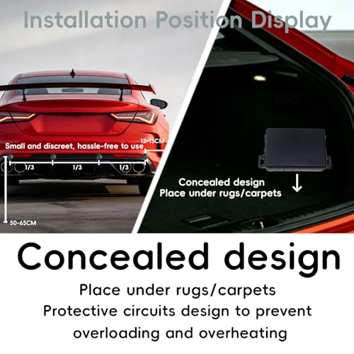 Image of Parking Sensor kit New Feature Rear with Selectable Distance in Feet, Bidirectional Display Options, and Customizable Numeric Orientation and There are 20 Color Probes to Choose from(Black)