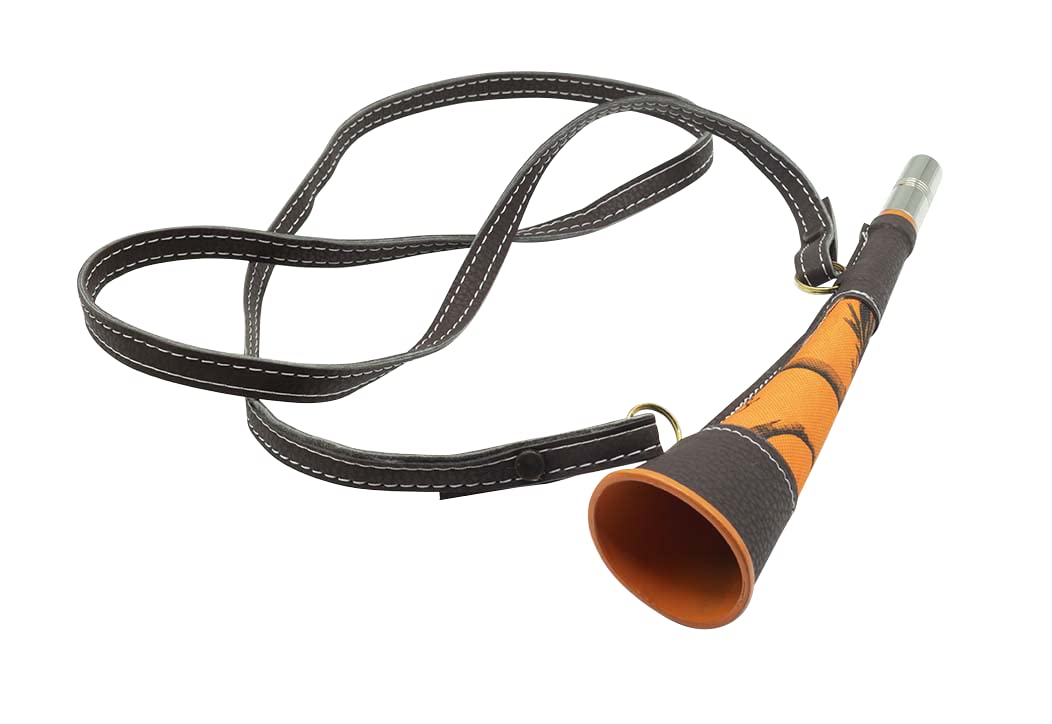 Januel Camo - Cuerno de caza para adulto, unisex, camuflaje submadera, color naranja