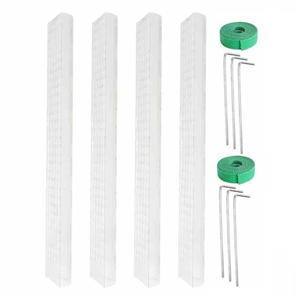 Cdymrl Green Plant Plastic Moss Poles For Plant Stakes And Sphagnum Moss To Support Climbing Plant Poles Turtle Back Moss Poles