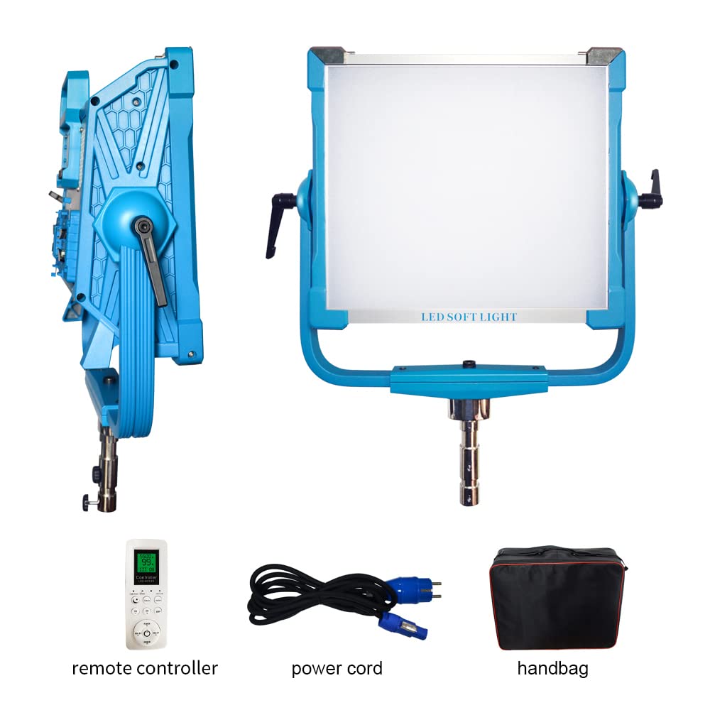 AI-2000BI LED Panel Light,Bicolor 95ra+3200-5500k, DMX e controllo app, con telecomando & Diffusore & Borsa per il trasporto, per Video Studio Film Shoot Illuminazione fotografica