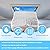 Coldairsoap RV Skylight Insulator 14?x14?x3? 2Pcs RV Sunroof Skylight Cover, RV Vent Insulator with UV Protection Layer Reduce Heat Transfer & Increase A/C Efficiency Skylight Shade for Inside Camper
