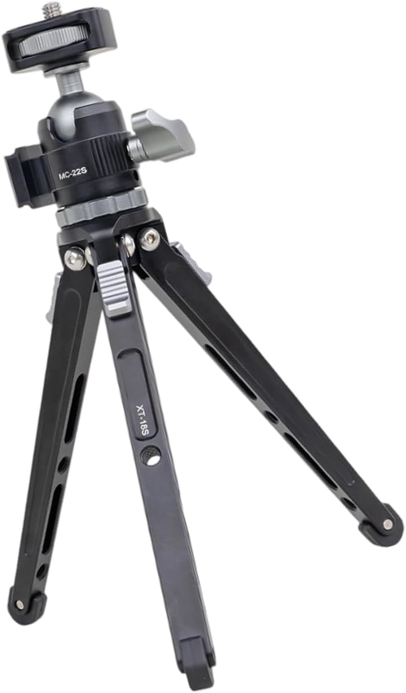 Small Phone Tripod Desktop Portable Tripod Stand Smartphone Clamp for Cellphone Holder Handheld Phone Stand