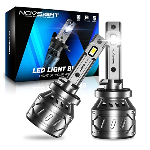 NOVSIGHT 880 LED Fog Light Bulbs - 6500K White 60W...