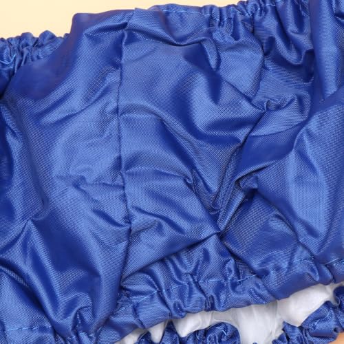 Protector de trampolín de 40'' de tela oxford azul para evitar pellizcos 3