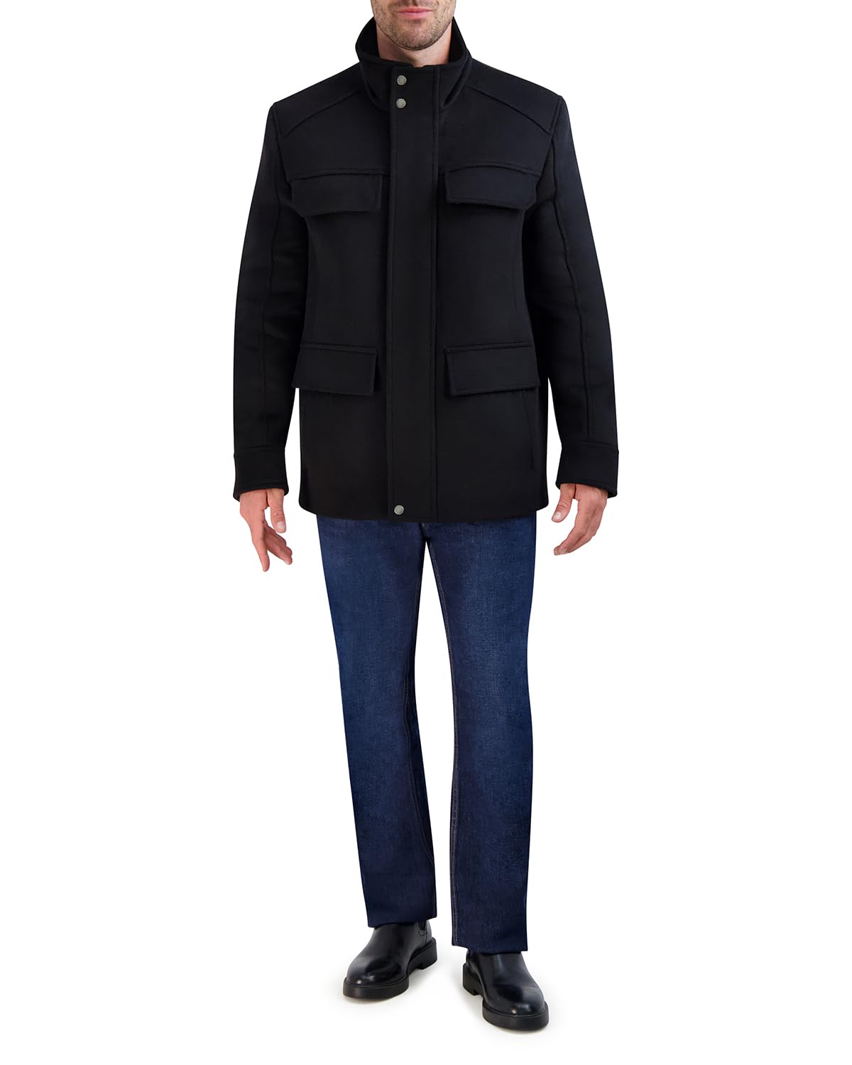 Produktbild von Cole Haan Herren Mantel - Zweireihiger Wollmantel Für Herren