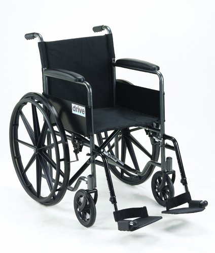 Photo 1 of Complete Medical Wheelchair 18 W/fixed Full Arms & Swingaway Det Footrests