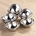 BESTOMZ Bath Bomb Molds Stainless Steel for DIY Bath Fizzies - 4 Molds Sets 2 Size Diameter 2.6’’ and 2.8’’ Bath Bomb Set