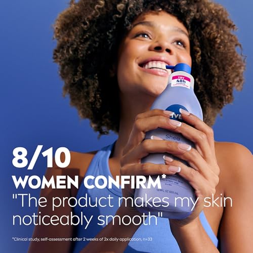 NIVEA Shea Nourish Body Lotion with Shea Butter & Hyaluronic Acid, 16.9 Oz - image 7