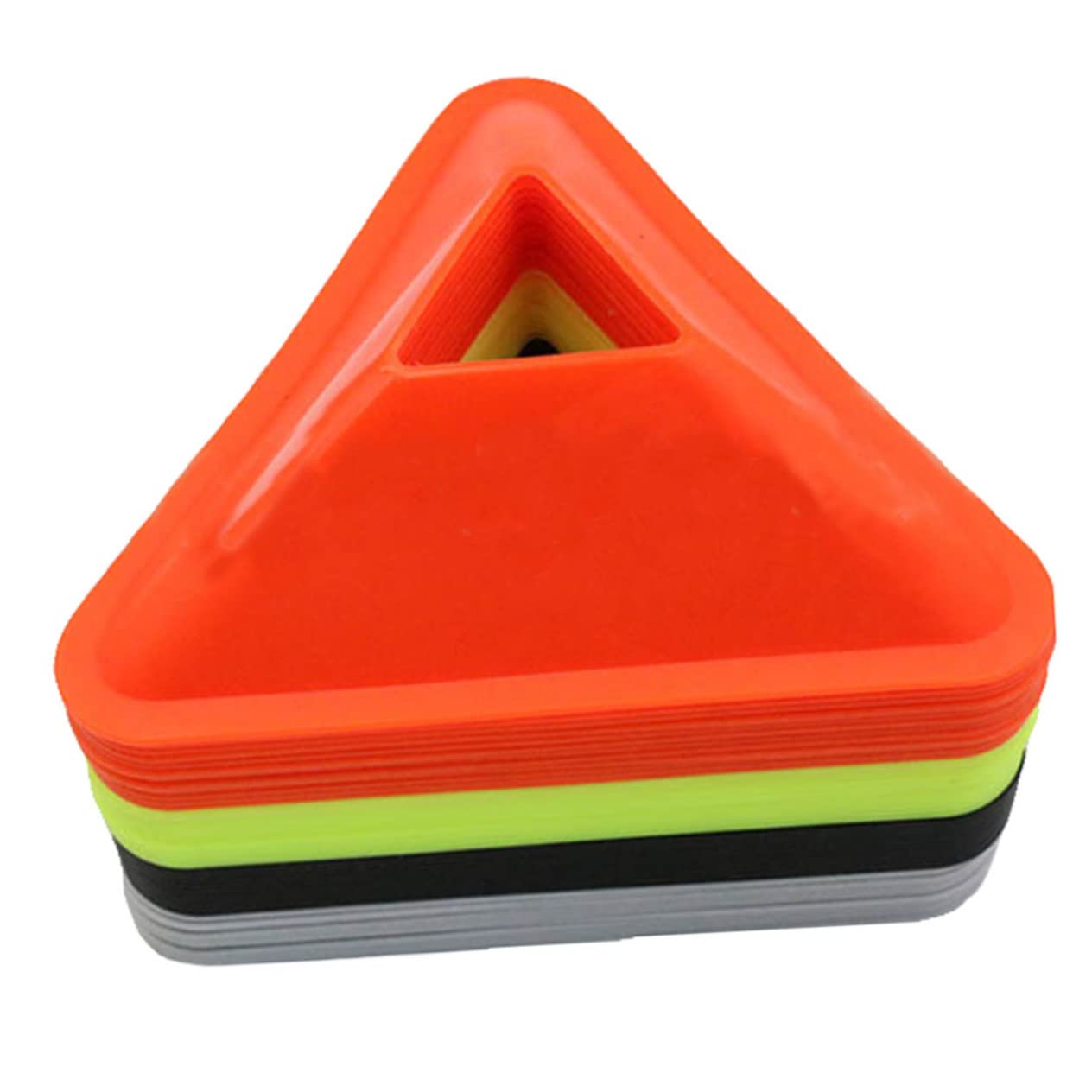 Hemoton Triangle Training Sign Plate Football Training Accessory 20pcs Set Small Cones