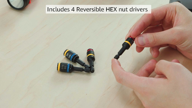 その他 makcu C-RHEX® Cleanable, Reversible Magnetic Hex Drivers (5/16