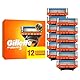 Gillette Fusion5, 12 Original Ersatzklingen, Rasierklingen für Herren mit größerem Gleitstreifen für ein sanftes Gleiten und 5 Klingen für eine unglaublich gründliche und komfortable Rasur