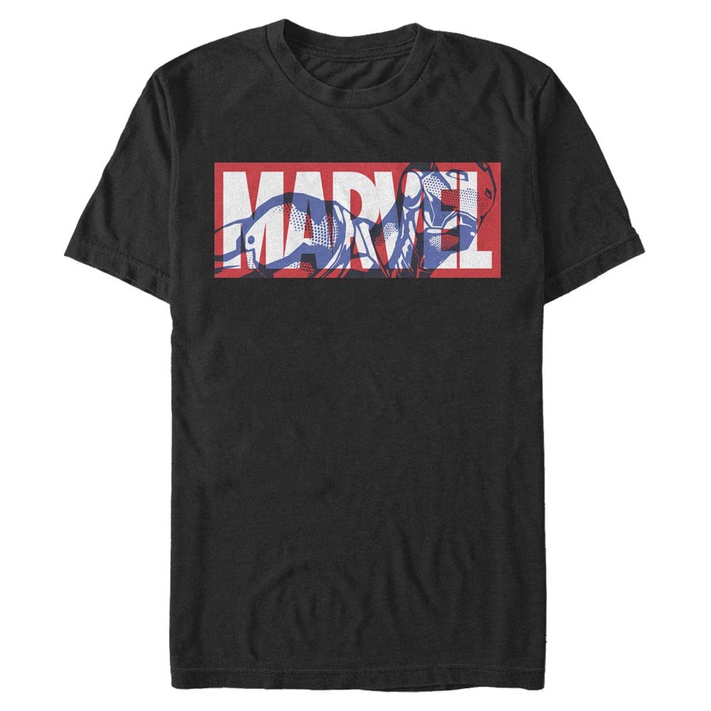 Iron Marvel Bisiklet Yaka T-Shirt Tişört Erkek