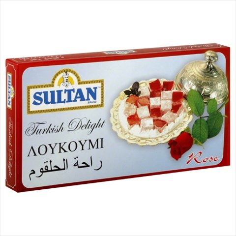 SULTAN CANDY TURKISH DLGHT ROSE-16 OZ -Pack of 6