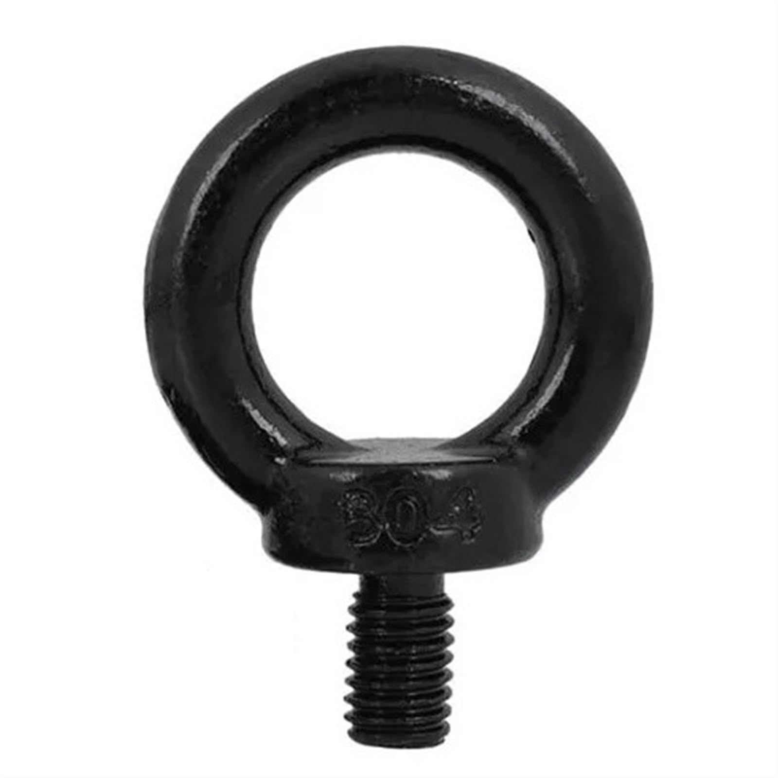 Tornillo De Anillo De ElevacióN M3 M4 M5 M6 M8 M10 M12 M14 M16 M18 M20 M24 negro 304 anillo de acero inoxidable cáncamo elevación tornillos ojo marinos perno(M18X28 1PCS)