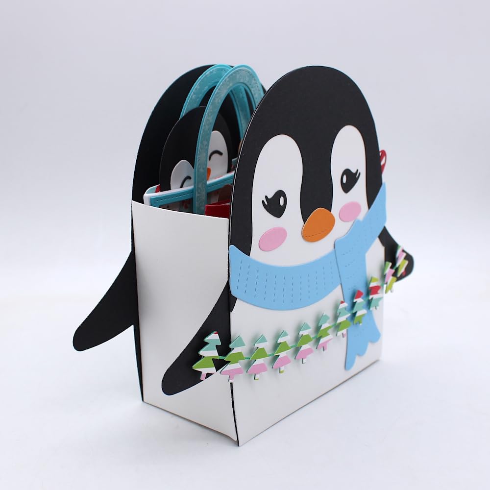 KSCRAFT Ini álbu De Pingüino Troqueles De Corte De Etal Para