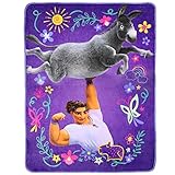 Disney Encanto Luisa Flex Donkey Lift Plush Throw Blanket 46' x 60'