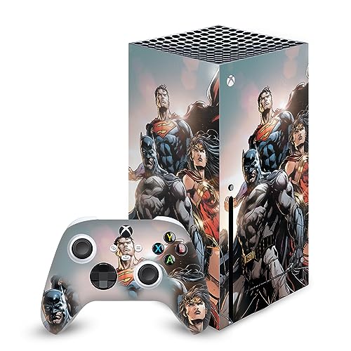 Protection vinyle Series X Justice League design couverture BD Rebirth