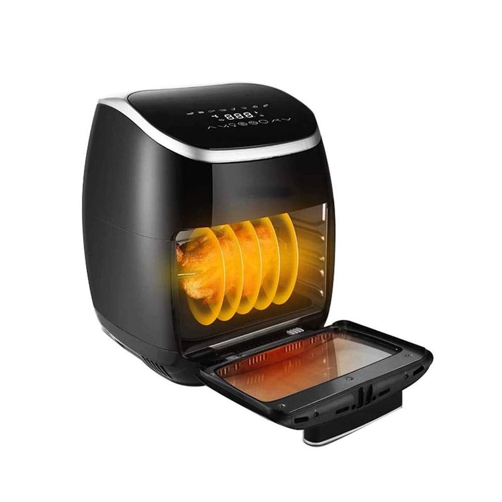 11.5-Quart d'air friteuse, croustillant, Cuisinier, rôtissoire, déshydrate;Caractéristiques de Cuisson 7-en-1;Accessoires de friture d'air de Luxe