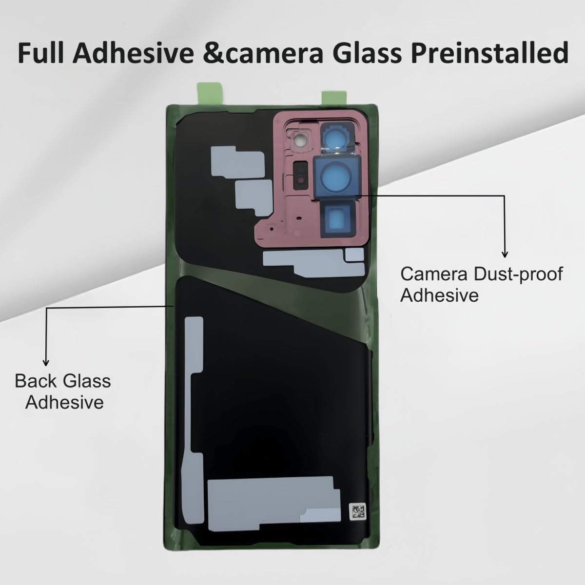 Galaxy Note 20 Ultra Back Glass Replacement for Samsung Galaxy Note 20 Ultra Rear Back Cover Glass Waterproof and Camera Lens+Professional Repair Tool Kit SM-N985U N986U(Mystic Bronze)