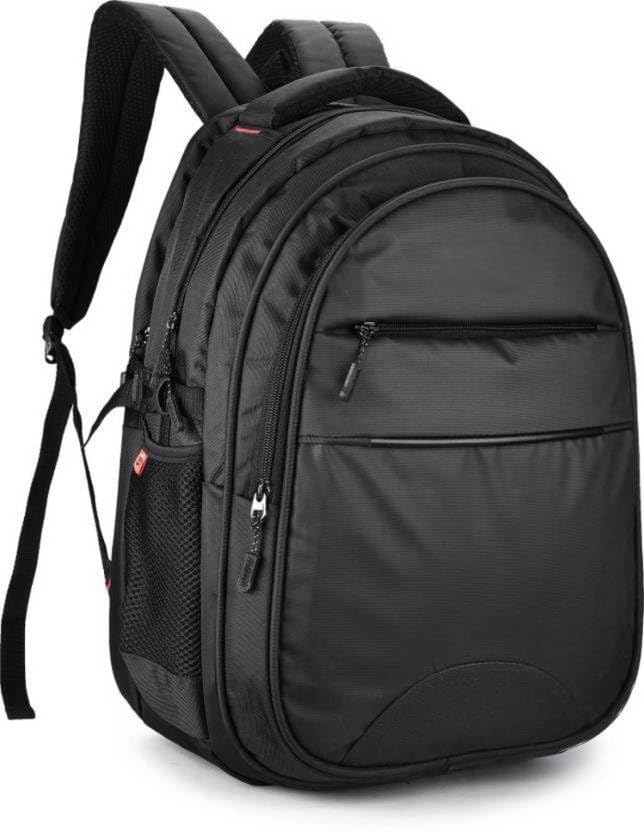 Black Backpack with Multiple Compartments-image-26