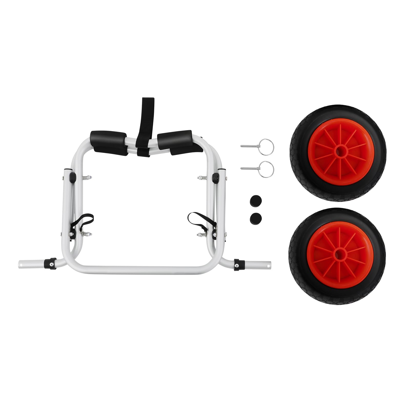Klappbar Sup Trolley Surfwagen Surfboard Transportwagen Kanuwagen Faltbarer Bootstransporter für Sand und Kies, solide Räder, robust und einfach zu montieren