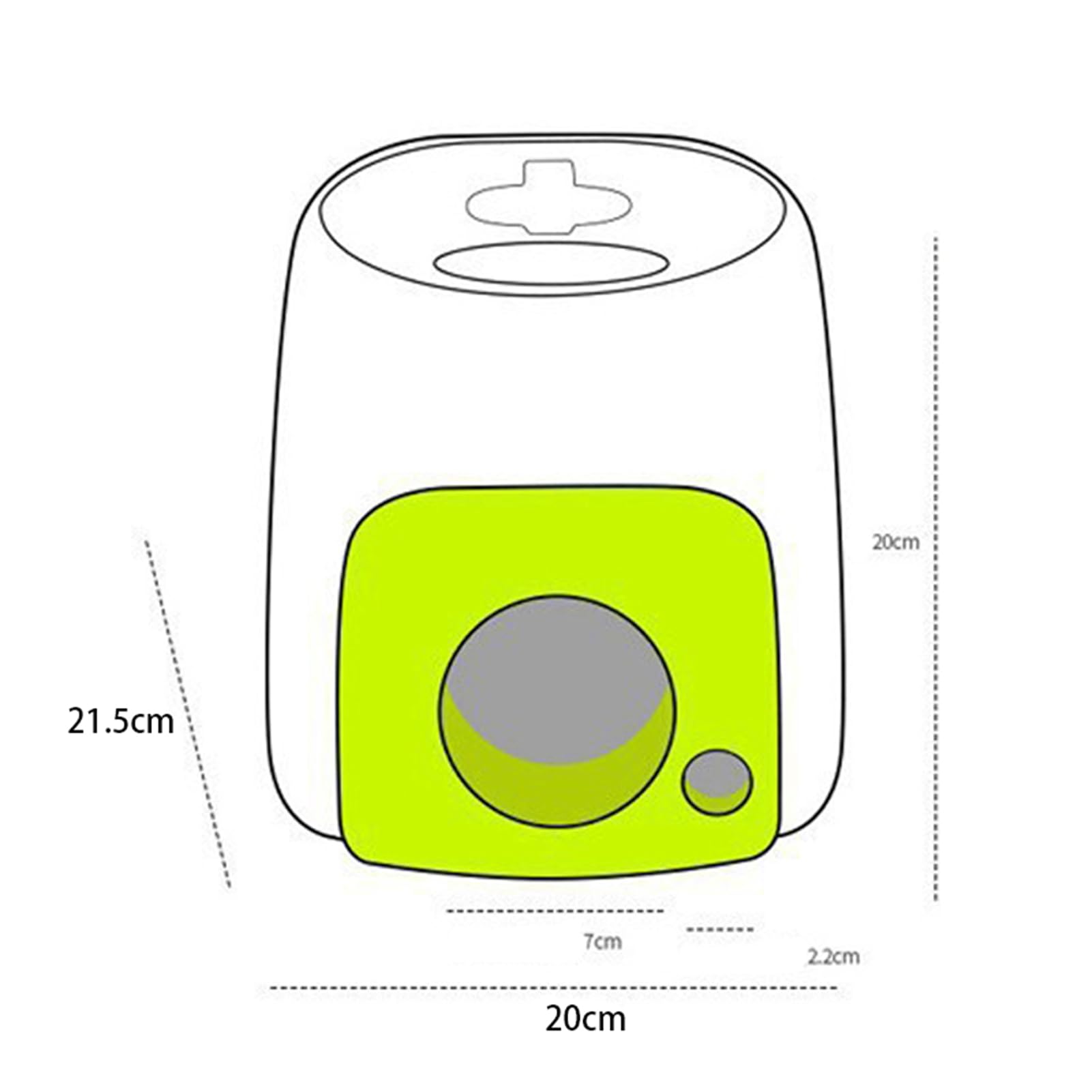 Lanceur automatique de balles pour chien, lanceur interactif de balles de tennis rechargeable, jouet d'entraînement intérieur extérieur