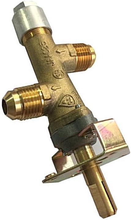 Meter Star CSA Certified Brass Safety Gas Valve for Fire Pit/Gas Grill, BBQ Grill Control Valve Assembly with 3/8" NPT(5/8UNF) Inlet and Outlet Corrugated or Flexible Hose : Patio, Lawn & Garden