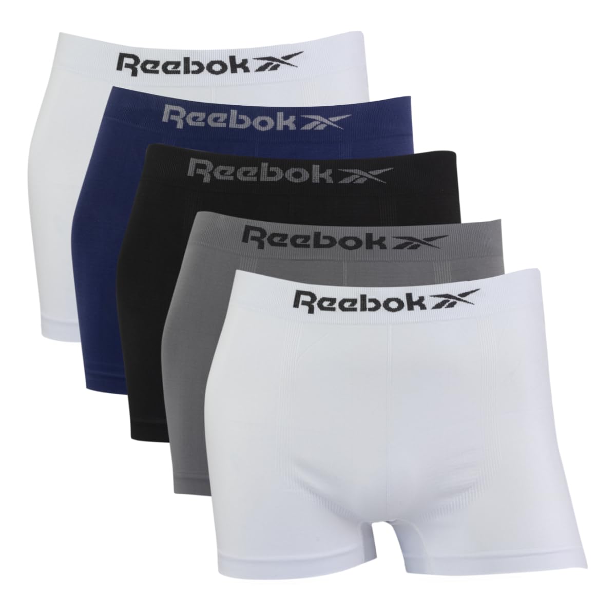 Kit 5 Cuecas Reebok Boxer Classic Microfibra Sortido Sortido
