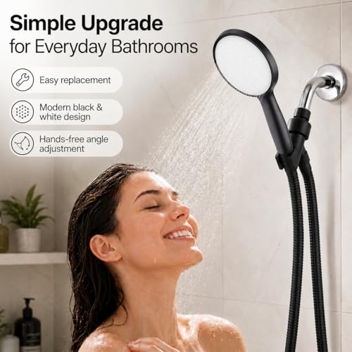 Cabezal de ducha desmontable con manguera 5 ft acero inoxidable miniatura 3
