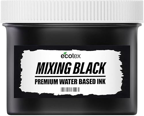 Miniatura 32 de Ecotex® Tinta de serigrafía Blancanieves (8 onzas) - Tinta de tela blanca como la nieve a base de agua, pintura de pantalla de seda - Screen Print