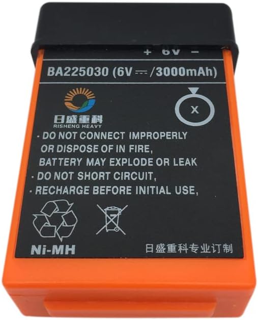 3000mAh Ni-Mh BA225030 6V batería para HBC camión bomba de control remoto grúa FUB 05AA batería